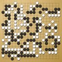 Board position at the end of game KPMC 2019 - Round 3 - Game 11: Mathis Isaksen vs Shayn Tan