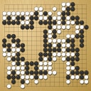 Board position at the end of game KPMC 2019 - Round 3 - Game 9: Kao Xiang Sia vs Baptiste Noir