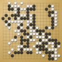 Board position at the end of game KPMC 2019 - Round 3 - Game 19: Dominique Versyck vs Tony Purcell