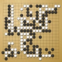 Board position at the end of game KPMC 2019 - Round 4 - Game 1: Xin He vs Gyorgy Csizmadia