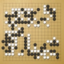 Board position at the end of game KPMC 2019 - Round 5 - Game 2: Won Jin Choi vs Tsubasa Kawaguchi