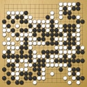 Board position at the end of game KPMC 2019 - Round 6 - Game 2: Chi Hin Chan vs Tsubasa Kawaguchi