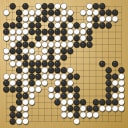 Board position at the end of game KPMC 2019 - Round 6 - Game 7: Andrew Kay vs Gyorgy Csizmadia