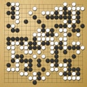 Board position at the end of game KPMC 2020 - Round 4 - Game 1: Jaeryong Rie vs Tianfang Ma
