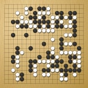Board position at the end of game KPMC 2021 - Round 2 - Game 10: Albert Cordonet vs Shunji Morikawa