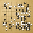Board position at the end of game KPMC 2021 - Round 3 - Game 1: Justin Teng vs Lisa Mayer