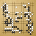 Board position at the end of game KPMC 2022 - Round 2 - Game 1: Dmytro Bogatskyy vs Jeong-seon Kim