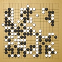 Board position at the end of game KPMC 2022 - Round 3 - Game 2: Amy Yimei Song vs Yu-Cheng Lai