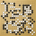 Board position at the end of game KPMC 2022 - Round 4 - Game 2: Yu-Cheng Lai vs Xiang Zhang