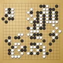 Board position at the end of game KPMC 2022 - Round 5 - Game 2: Dmytro Bogatskyy vs Minoru Ozeki