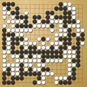 Board position at the end of game KPMC 2022 - Round 5 - Game 5: Lucas Neirynck vs Kaikun Xie
