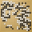 Board position at the end of game KPMC 2023 - Round 2 - Game 4: Lukas Podpera vs Valerii Krushelnytskyi