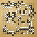Board position at the end of game KPMC 2023 - Round 5 - Game 7: Jeremie Hertz vs Jincong Mei