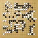 Board position at the end of game KPMC 2023 - Round 7 - Game 2: Hwan-young Choi vs Valerii Krushelnytskyi