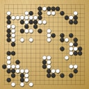 Board position at the end of game KPMC 2024 - Round 1 - Game 5: Tim Klancisar vs Tsubasa Kawaguchi