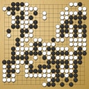 Board position at the end of game KPMC 2024 - Round 2 - Game 25: Lilly Hu vs Tim Klancisar