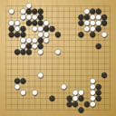 Board position at the end of game KPMC 2024 - Round 2 - Game 10: Weichen Jiang vs Leon Defer