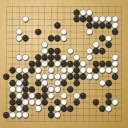Board position at the end of game KPMC 2024 - Round 2 - Game 5: Tsubasa Kawaguchi vs Martin Ruzicka