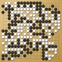 Board position at the end of game KPMC 2024 - Round 4 - Game 4: Taegyeom Kim vs Tsubasa Kawaguchi