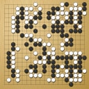 Board position at the end of game KPMC 2025 - Round 2 - Game 1: Yu Fu vs Albert Yen