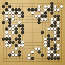 Board position at the end of game KPMC 2025 - Round 3 - Game 7: Shou-kai Lee vs Yoshiki Kurita