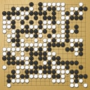 Board position at the end of game KPMC 2025 - Round 3 - Game 2: Hyun Seok Shin vs Yongwoon Park